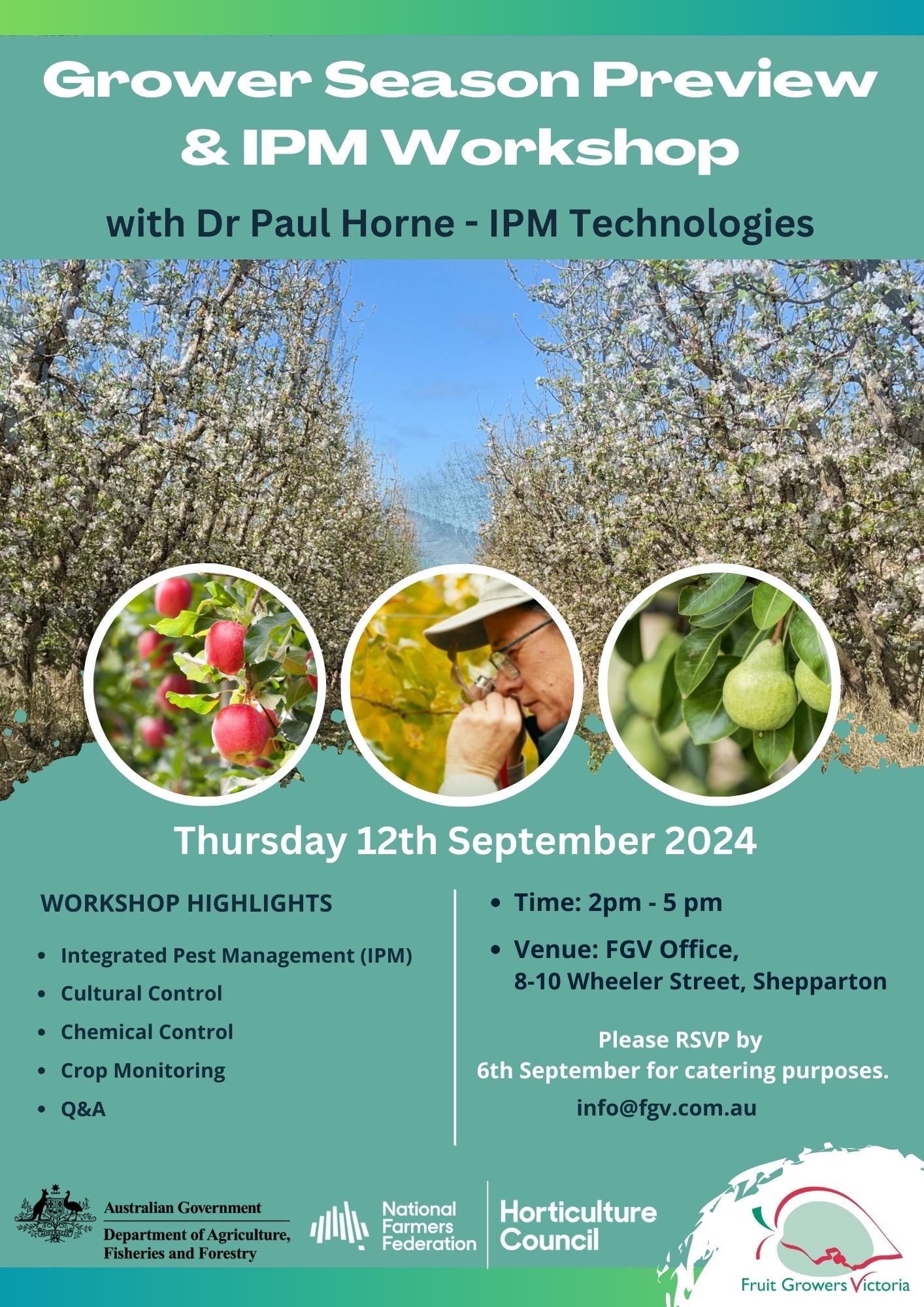 FGV Grower Season Preview and IPM workshop 