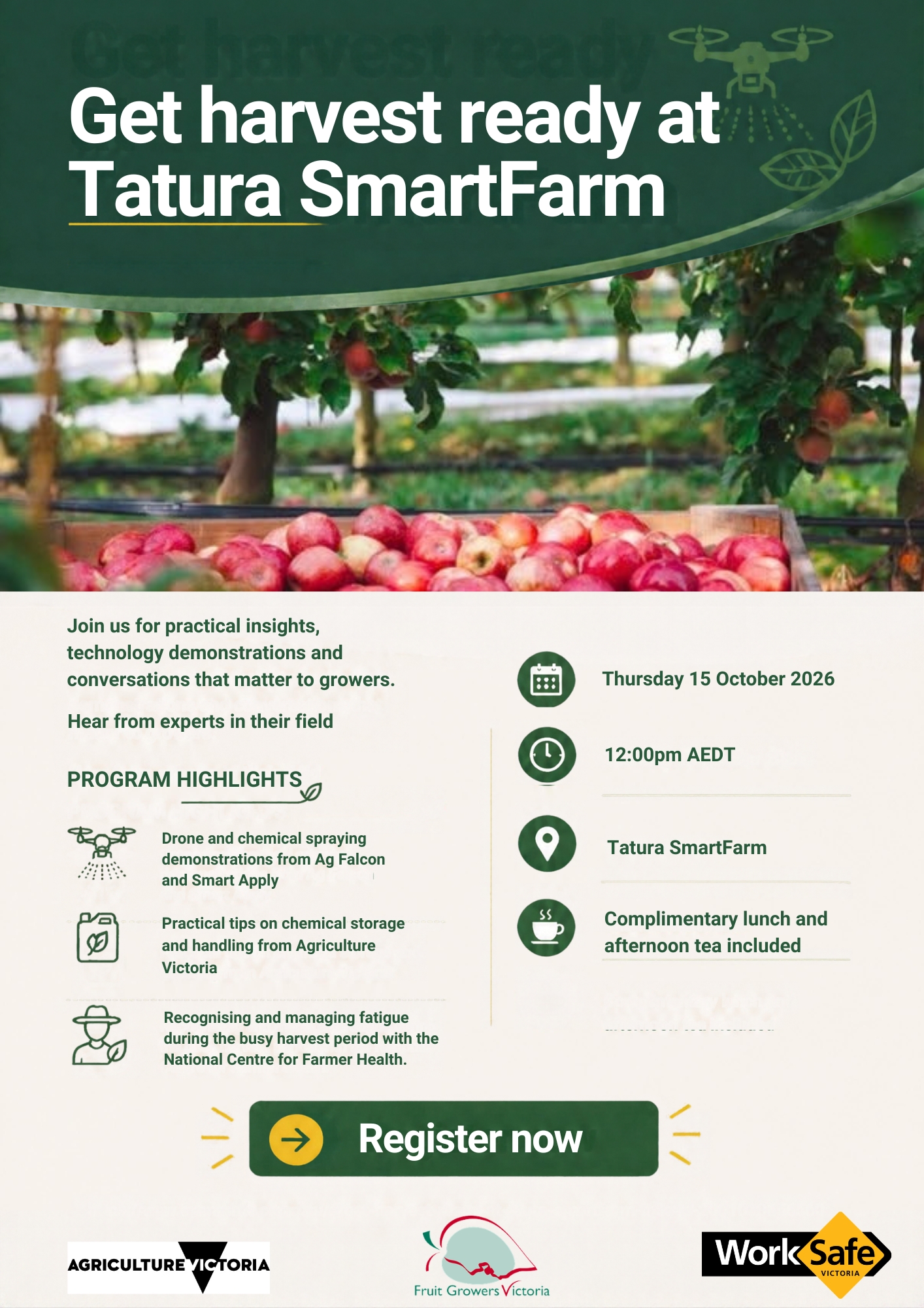 Get harvest ready at Tatura SmartFarm
