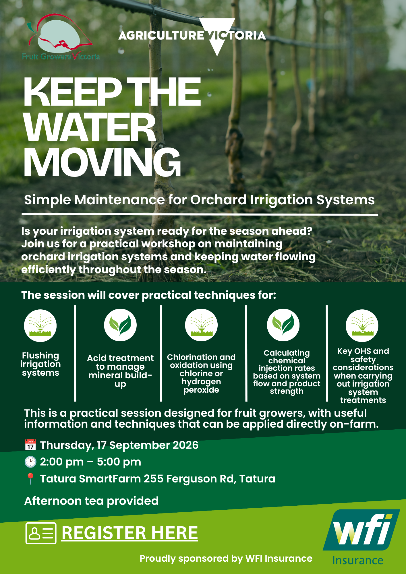 Keep the Water Moving 